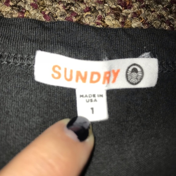 Sundry Made with Love Ruffle Tank - Picture 4 of 5